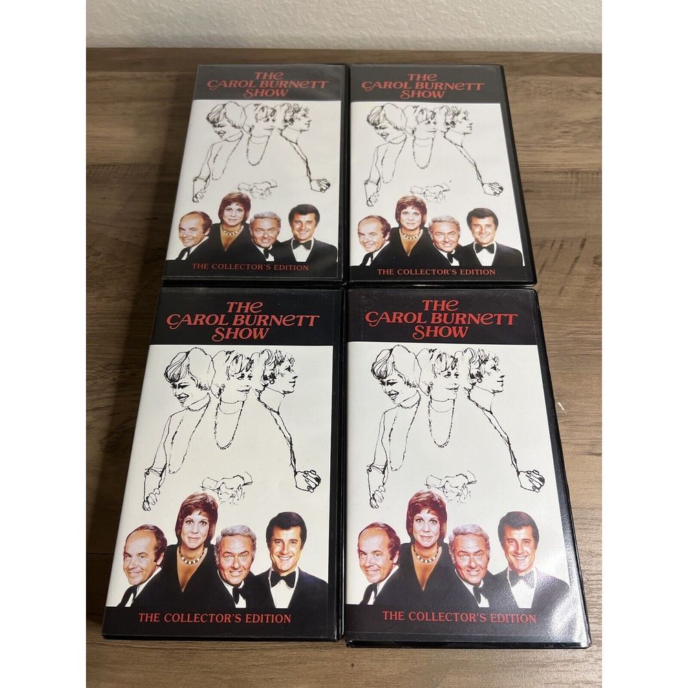 The Carol Burnett Show Collectors Edition VHS Set Of 4 LOT Pre-Owned See Comment